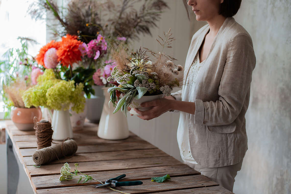 Ikebana für Patient:innen in Bonn