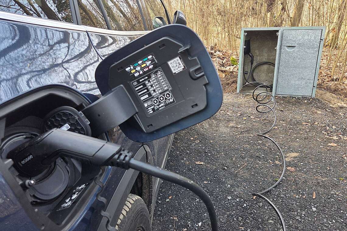 E-Ladesäulen für Mitarbeitende am Schloss Eichholz