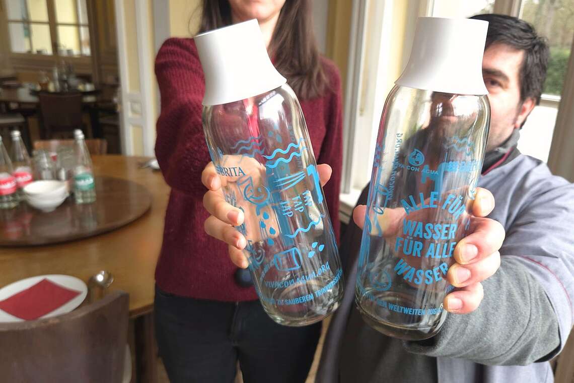 Neue Wasserspender im Gezeiten Haus Schloss Eichholz