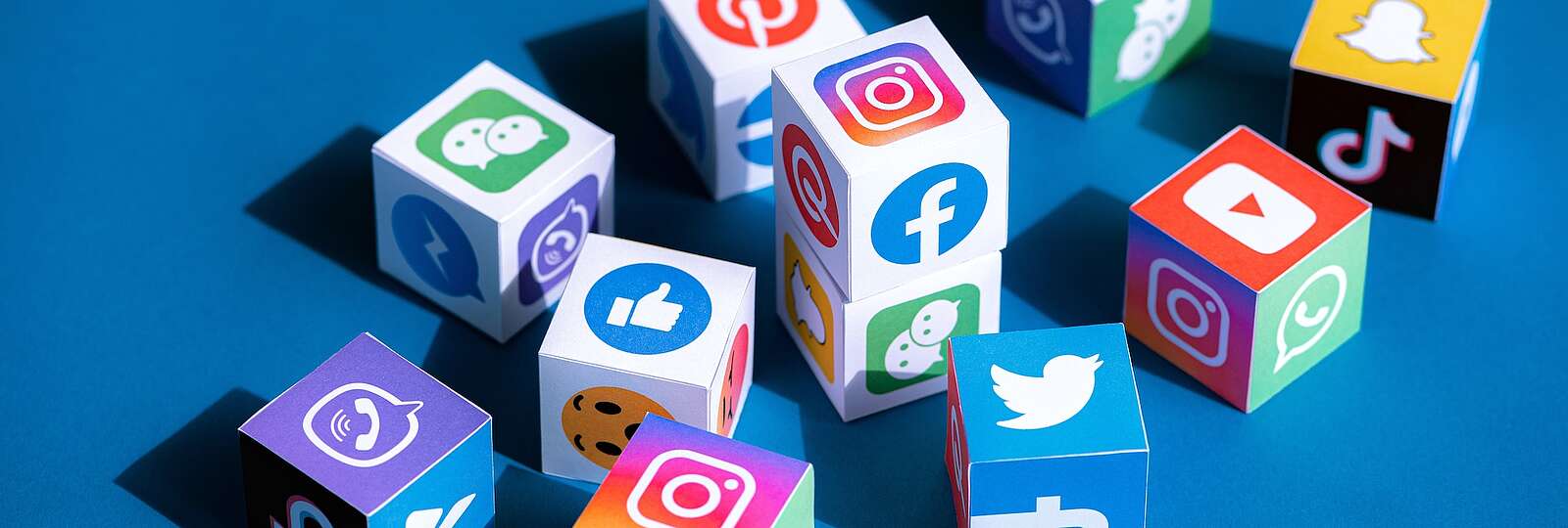 Grafische Darstellung von Social Media Icons